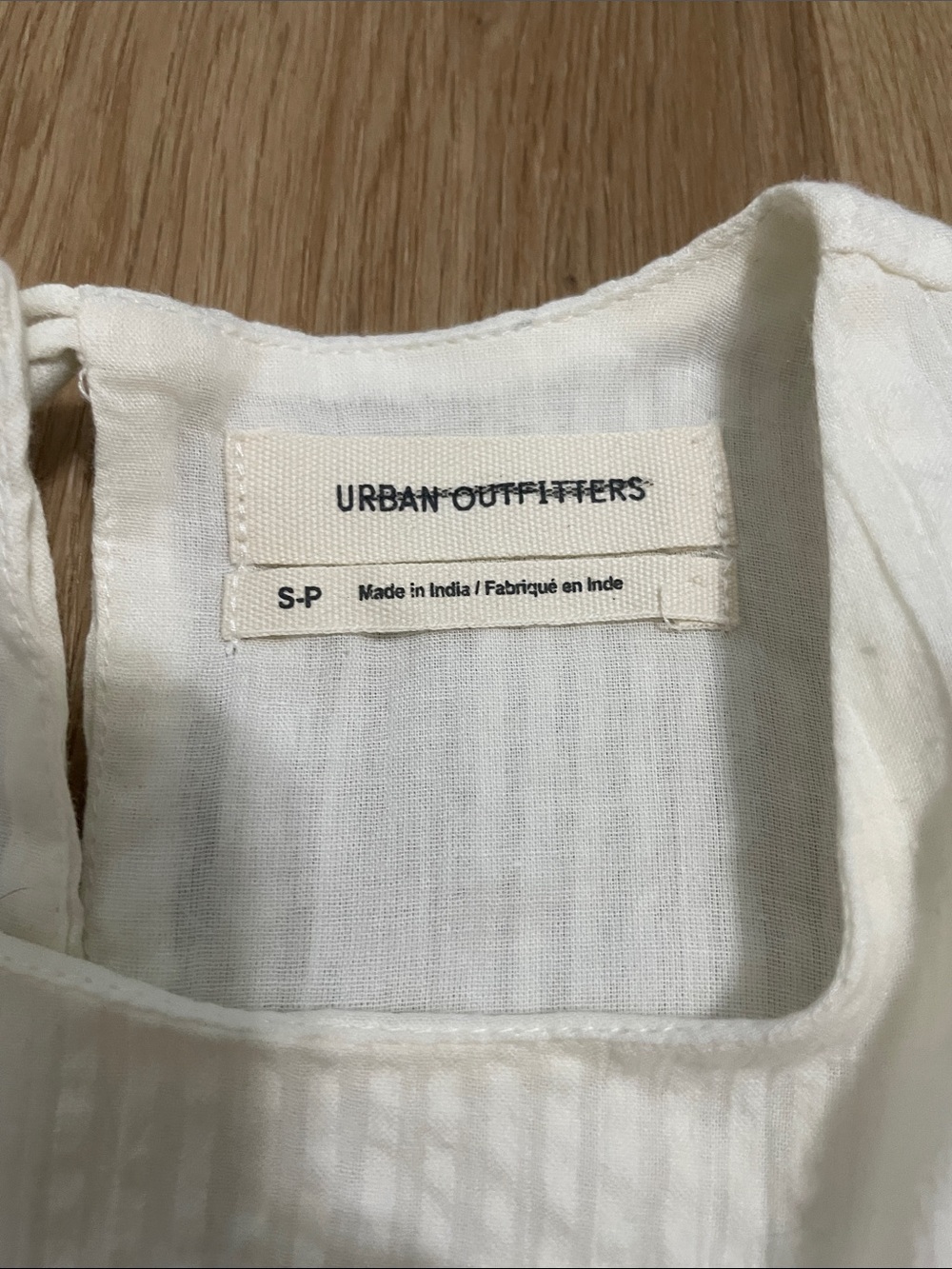 Urban Outfitters Cream Cotton Mini Dress - Picture 3 of 4